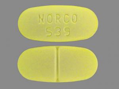Norco 539 (Hydrocodone 10/325mg)